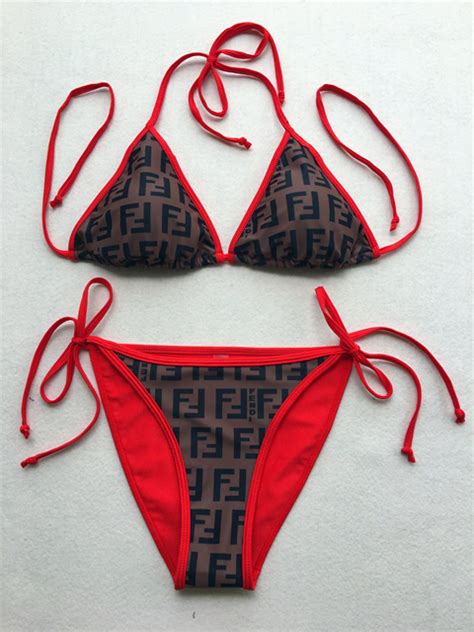 fendi fake swimsuit|fendi bikini dupe.